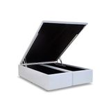 Cama Box Baú Universal King Courano White (193x203x35) - Ortobom
