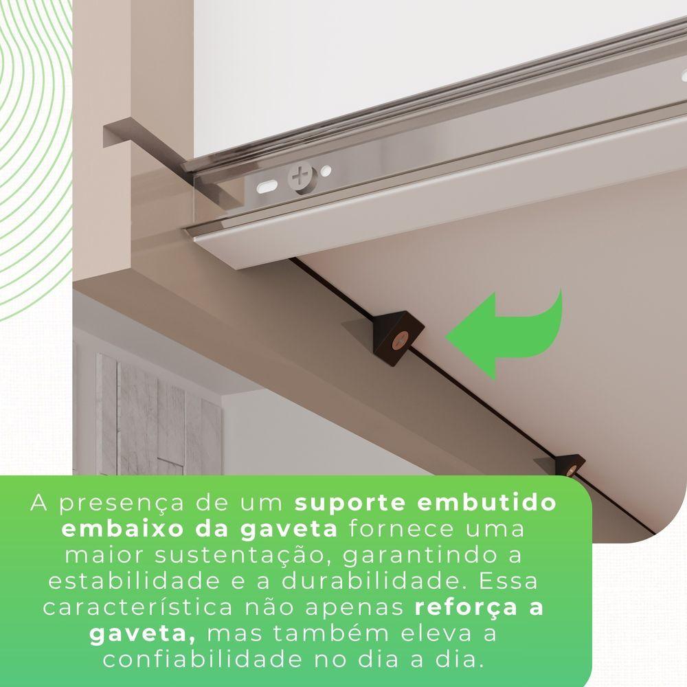 Guarda Roupa 10 Portas 3 Gavetas Mdp Cinamomo E Off - Carrefour