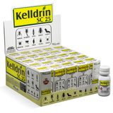 Kit 25 Unidades Sc 25 Inseticida Kelldrin 30ml Mata Escorpiões Baratas Aranhas Traças Pulgas Carrapatos Pulgões Formigas