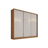 Guarda Roupa Casal 3 Portas De Correr E 6 Gavetas Arezzo Plus Freijo Cumaru C- Fendi