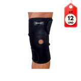 Kit C-12 Mercur Joelheira Neoprene Ajustável C- Orifício