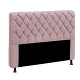 Cabeceira Estofada Fernanda 1,95 King Size Speciale Home Rose