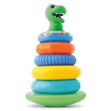 Brinquedo Infantil Pirâmide De Argolas - Dino - Divertoys