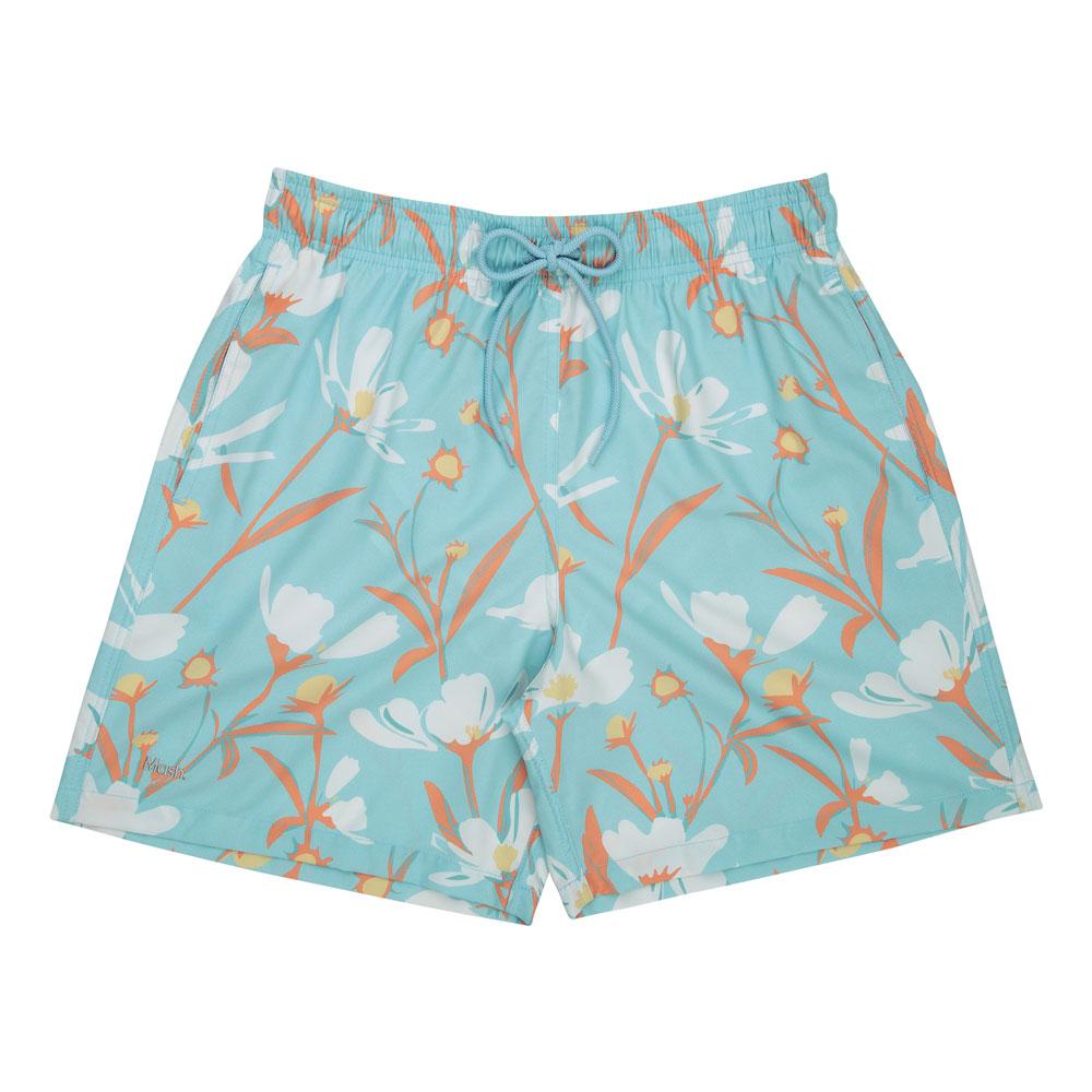 Shorts Estampado Nemesia Color Mash - Azul Claro - M