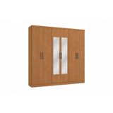 Guarda-roupa 6 Portas 3 Gavetas Kappesberg New, Canela J559-cn