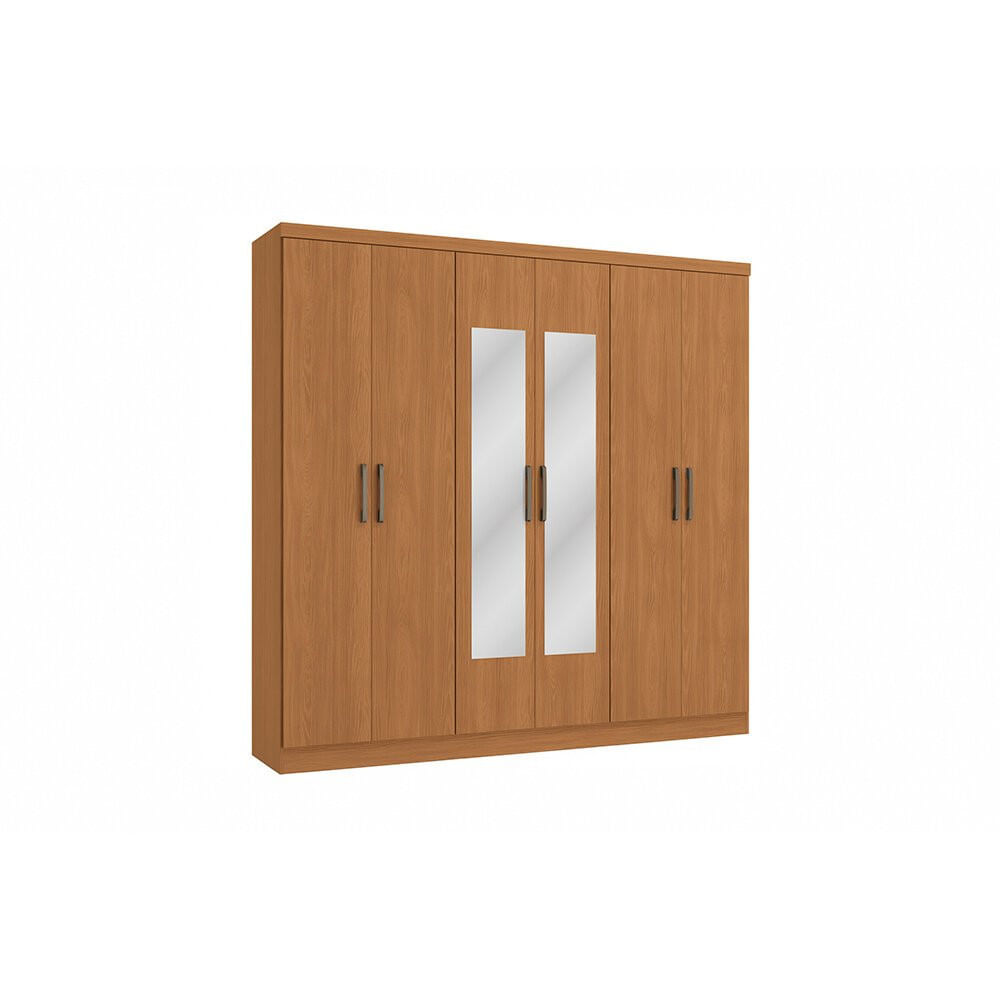 Guarda-roupa 6 Portas 3 Gavetas Kappesberg New, Canela J559-cn