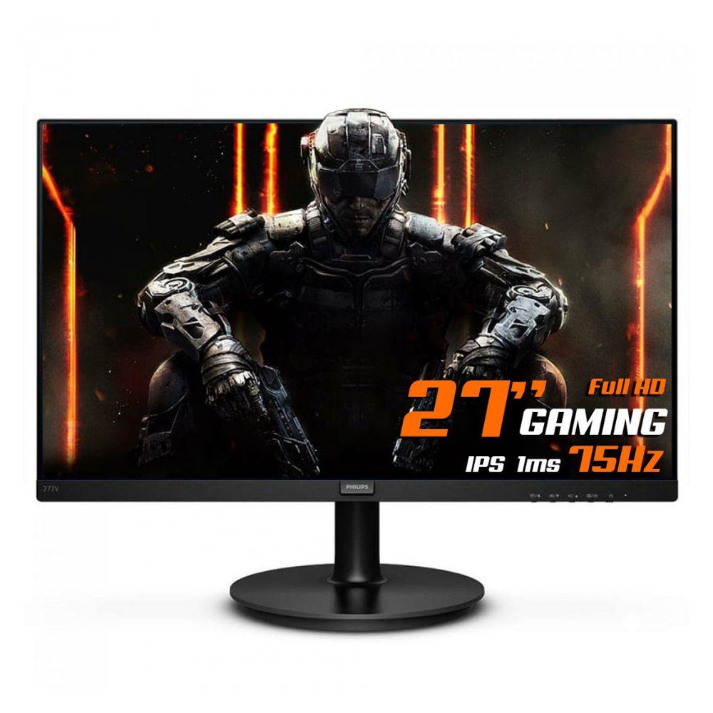 Monitor Gamer Philips, 27 Pol, Fullhd, Ips, Hdmi/dp, 272v8a