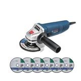Esmerilhadeira Profis Gws 850 115mm Bosch Com 6 Discos 110v