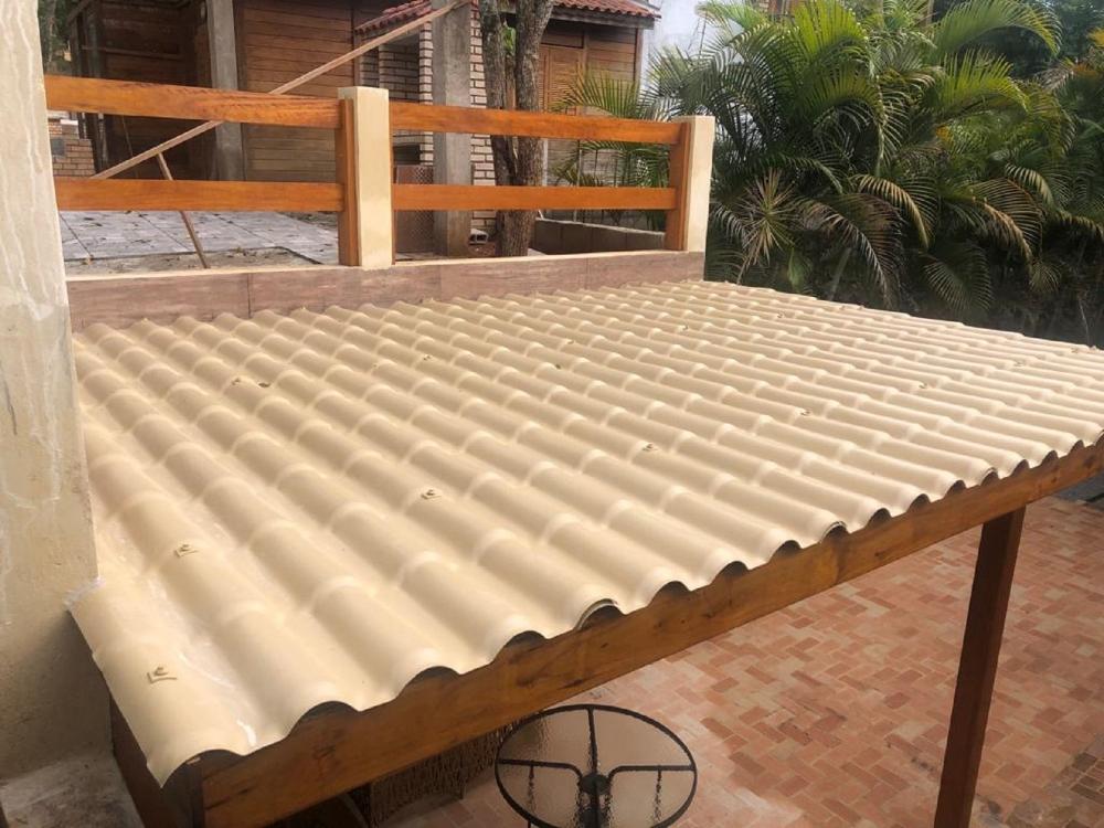 Telha PVC Colonial 328x86cm Permatti marfim