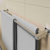 Porta Toalha Duplo De Banheiro [1metro] Aço Inox [q-td100]