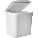 Lixeira Trium Tampa 4,7 L Cozinha Ou Cesto De Lixo Branca