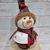 Enfeite Natalino Guizo Com Boneco De Neve 15x10x17cm