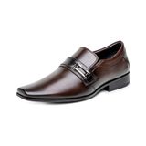Sapato Social Masculino Basico Confortavel Solado Borracha Palmilha Macia Design Moderno