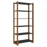 Estante Multiuso 5 Prateleiras Ey201 Mell Preto Novam Mell Preto