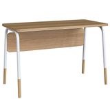 Mesa Escrivaninha 120 Cm 27989 Hanover Branco Artesano Hanover Branco