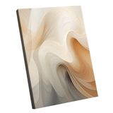 Quadro Abstrato Claro Curvas -- Br Artes