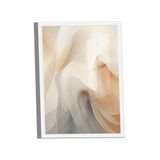 Quadro Abstrato Claro Curvas -- Br Artes