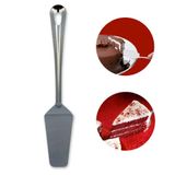 Espátula Confeitaria Para Bolo E Tortas Em Aço Inox 25cm