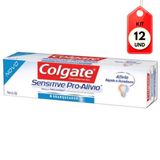 Kit C/12 Colgate Pro Alivio Branqueador Creme Dental 50g