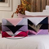 Capa Fronha De Xuxão Matelado Dupla Face Avulsa 1,45m X 45cm - Microfibra Matelada Pink-branco