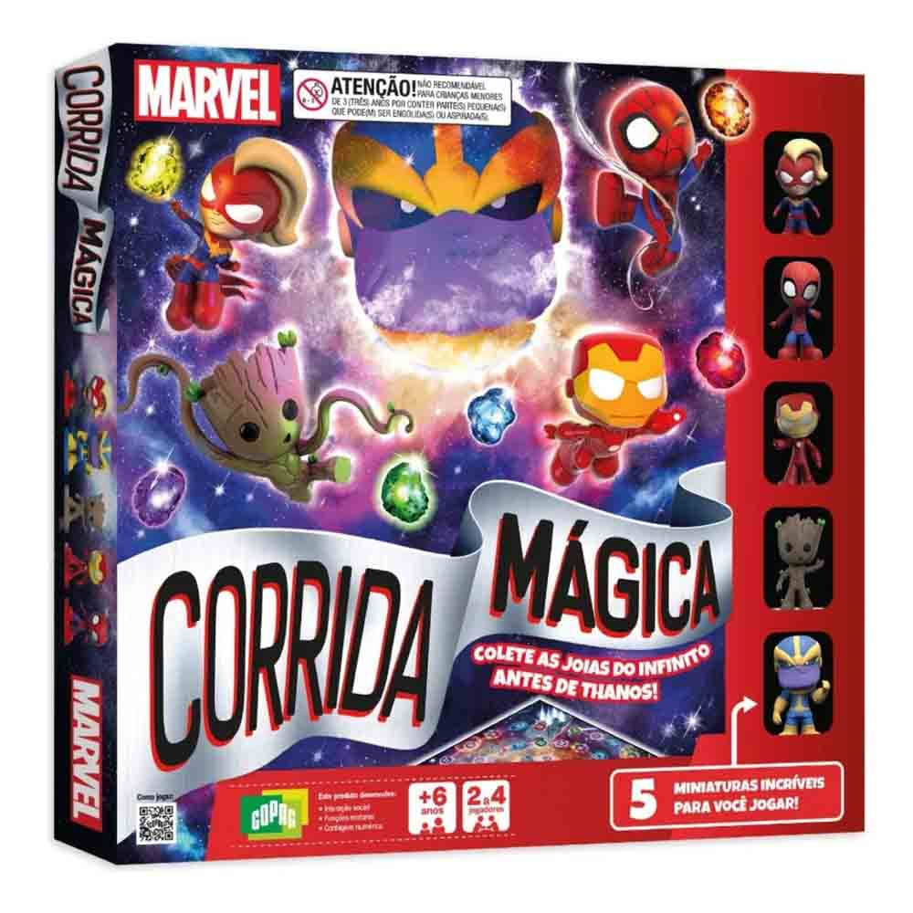 Jogo De Tabuleiro Corrida Magica Marvel Copag