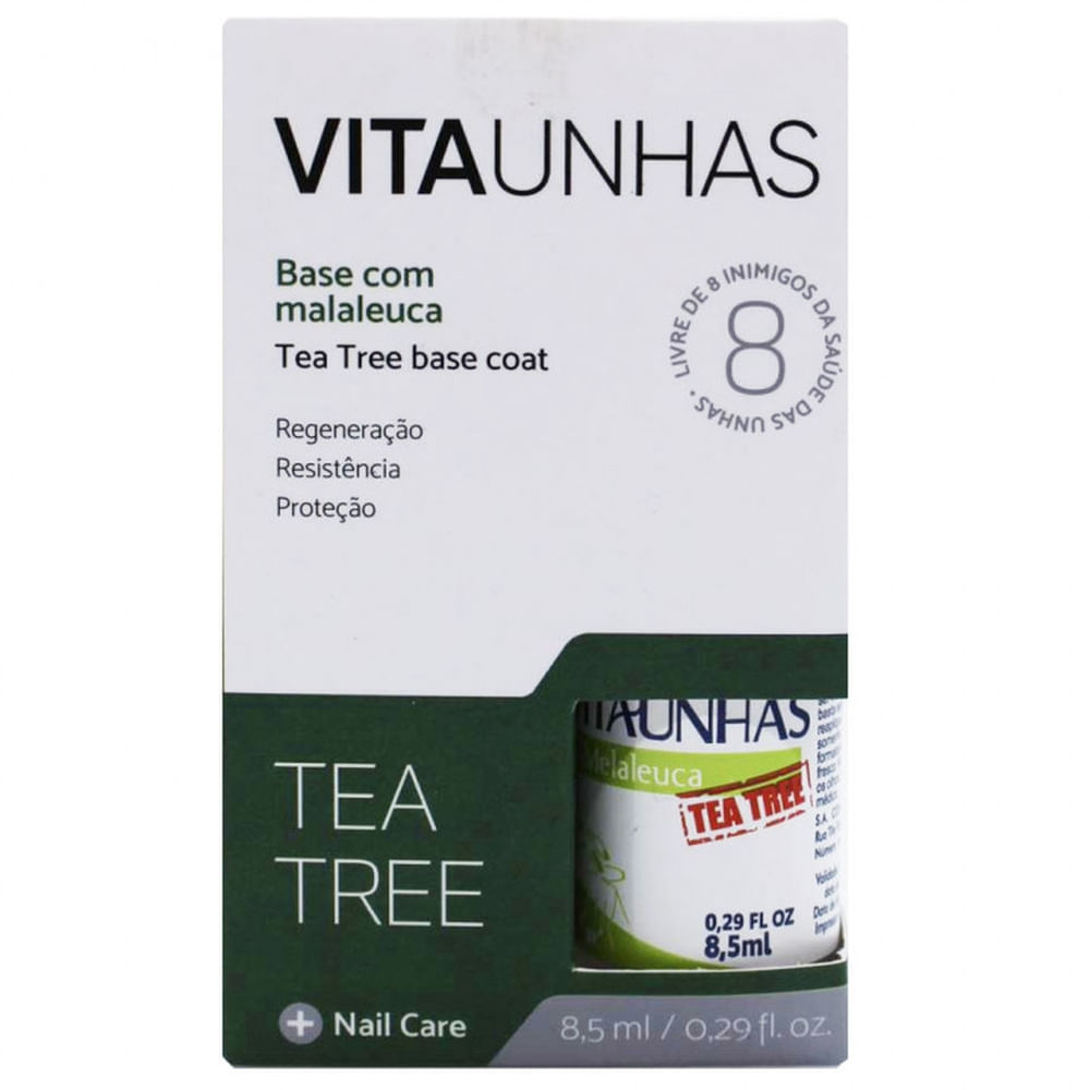 Vitaunhas Base Com Malaleuca Tea Tree 8,5ml