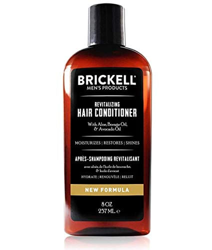 Condicionador De Cabelo Revitalizador De Homens Da Brickell Men Para Homens Condicionador De Cabelo Nutritivo Natural E Orgânico Restaura