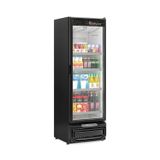 Refrigerador Vertical Frios E Laticinios 450 Litros Porta De Vidro Gcvr-45 Pr Gelopar Preto 220v Preto