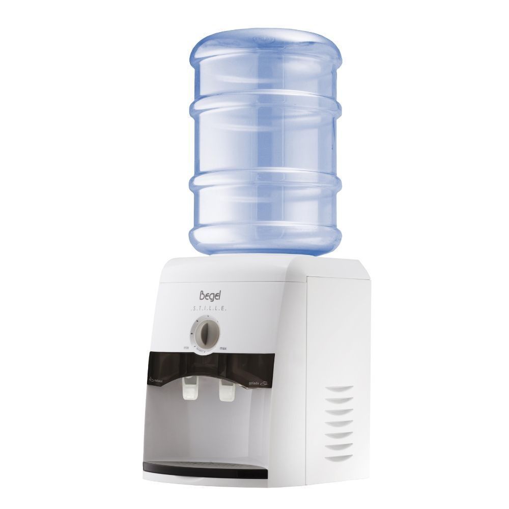 Bebedouro De Mesa 1,4 Litros Branco/fumê Stille Begel Bebedouro 220v