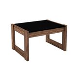 Mesa Centro Sala Az1022 Preto Nogal Tecno Mobili