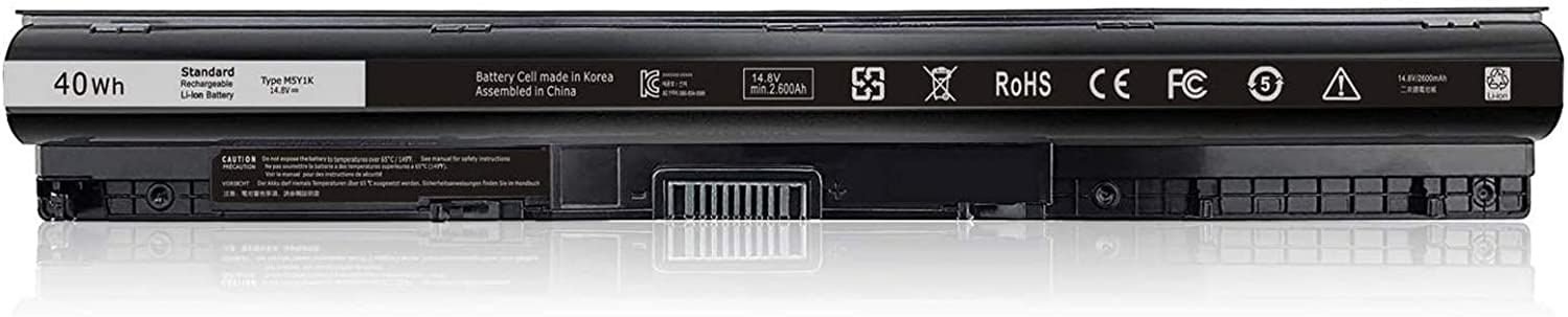 Bateria 40wh M5y1k 14.8v Para Dell Inspiron 14 15 17 5000 3000 Série 5559 5558 3551 3451 3558 I3558 3567 5755 5756 5458 5759 5758 5759 Gxvj3 453-q