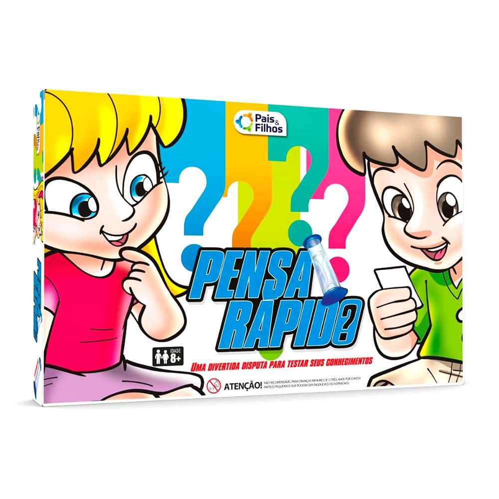 Jogo Infantil Pensa Rapido Pais E Filhos