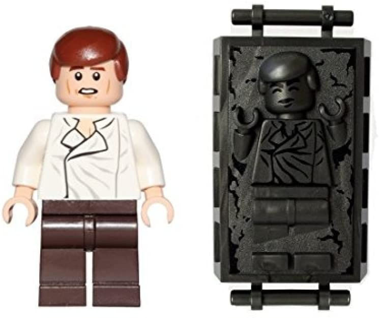 Lego Mini Figura Star Wars - Han Solo Com Peça Carbonita