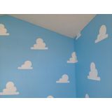 Cloud Stencil Set For Wall Decor Stencils Reutilizáveis Para Uma Sala De Toy Story Infantil Ou Berçário De Quarto De Andy, 2-pack Inclui 1