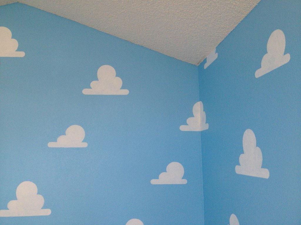 Cloud Stencil Set For Wall Decor Stencils Reutilizáveis Para Uma Sala De Toy Story Infantil Ou Berçário De Quarto De Andy, 2-pack Inclui 1