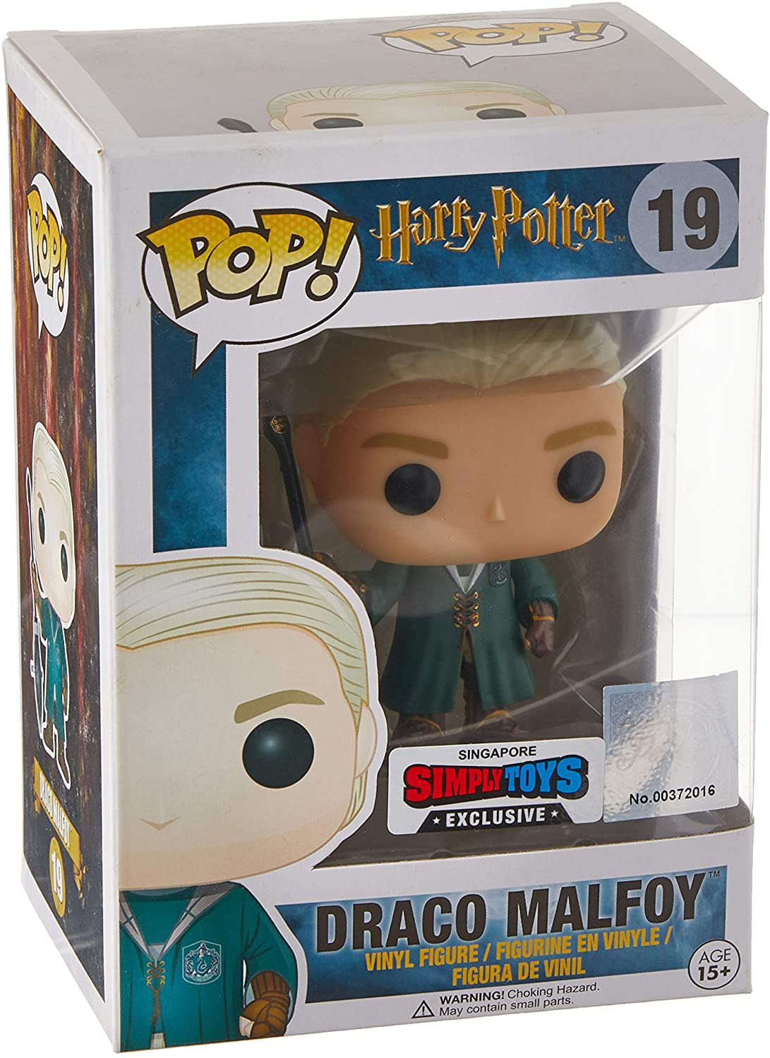 Funko Pop Filmes Harry Potter - Quadribol Draco Malfoy Figura Colecionável, Multicolor