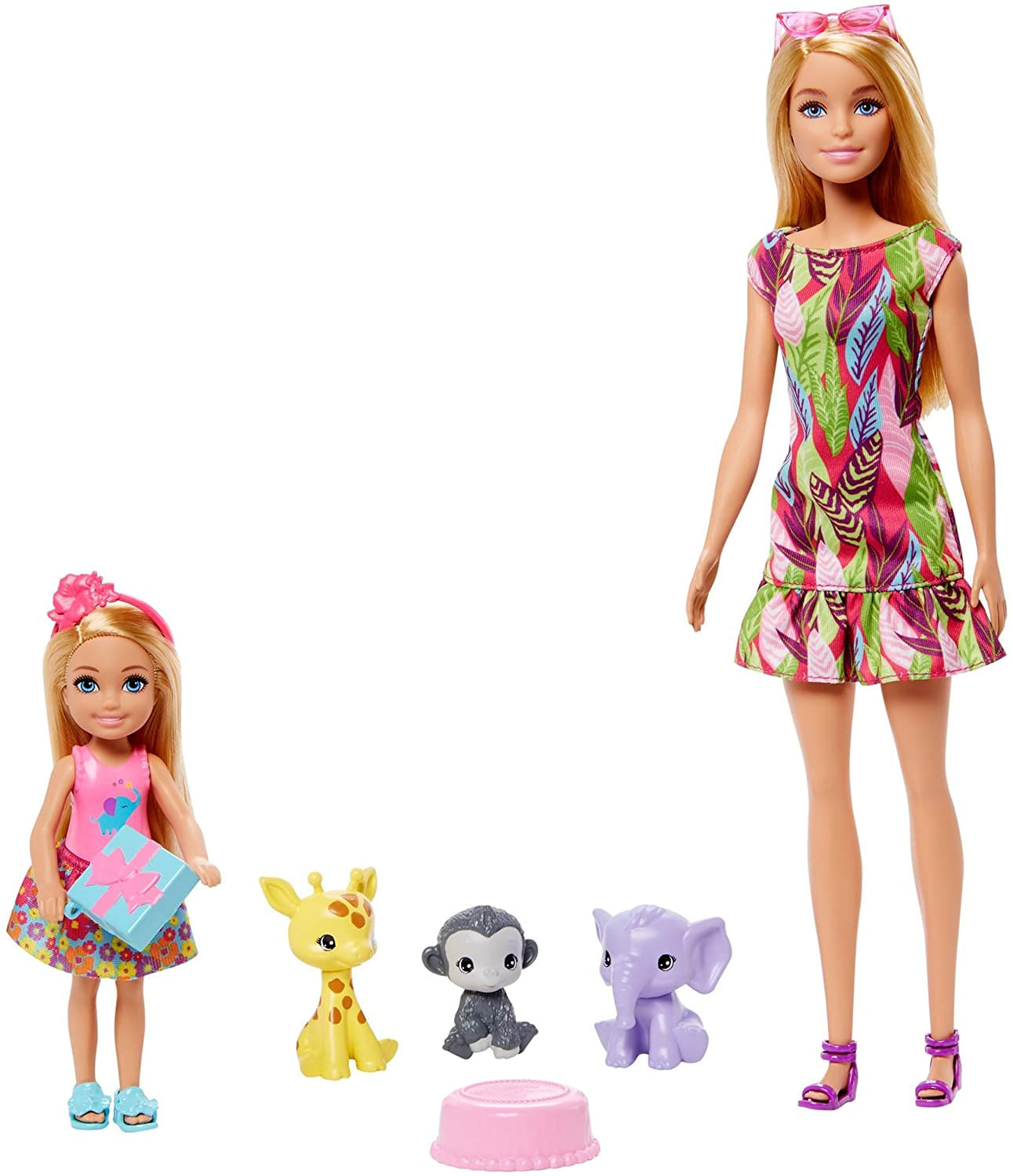 Barbie E Chelsea The Lost Birthday Playset Com Barbie &amp;amp Chelsea Dolls, 3 Pets &amp;amp Accessories, Presente Para Crianças De 3 A 7 Anos