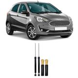 Amortecedor + Kit Batente Ford Ka Traseiro 2014 Até 2019 O Par