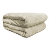 Cobertor Queen Flannel Liso - Andreza Marfim