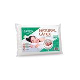 Travesseiro Latex Natural LN1200 c/ Capa Percal 200 fios + Fronha 50x70/45x65x13 Duoflex