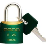 Cadeado Padlock Pado Candado Latão 25mm Verde