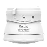 Chuveiro Ducha Pratik 3 Temperaturas, Branco, 5400W