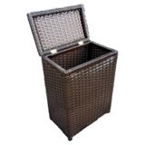 Roupeiro Cesto De Roupa Fibra Sintética 40X25X55 Argila