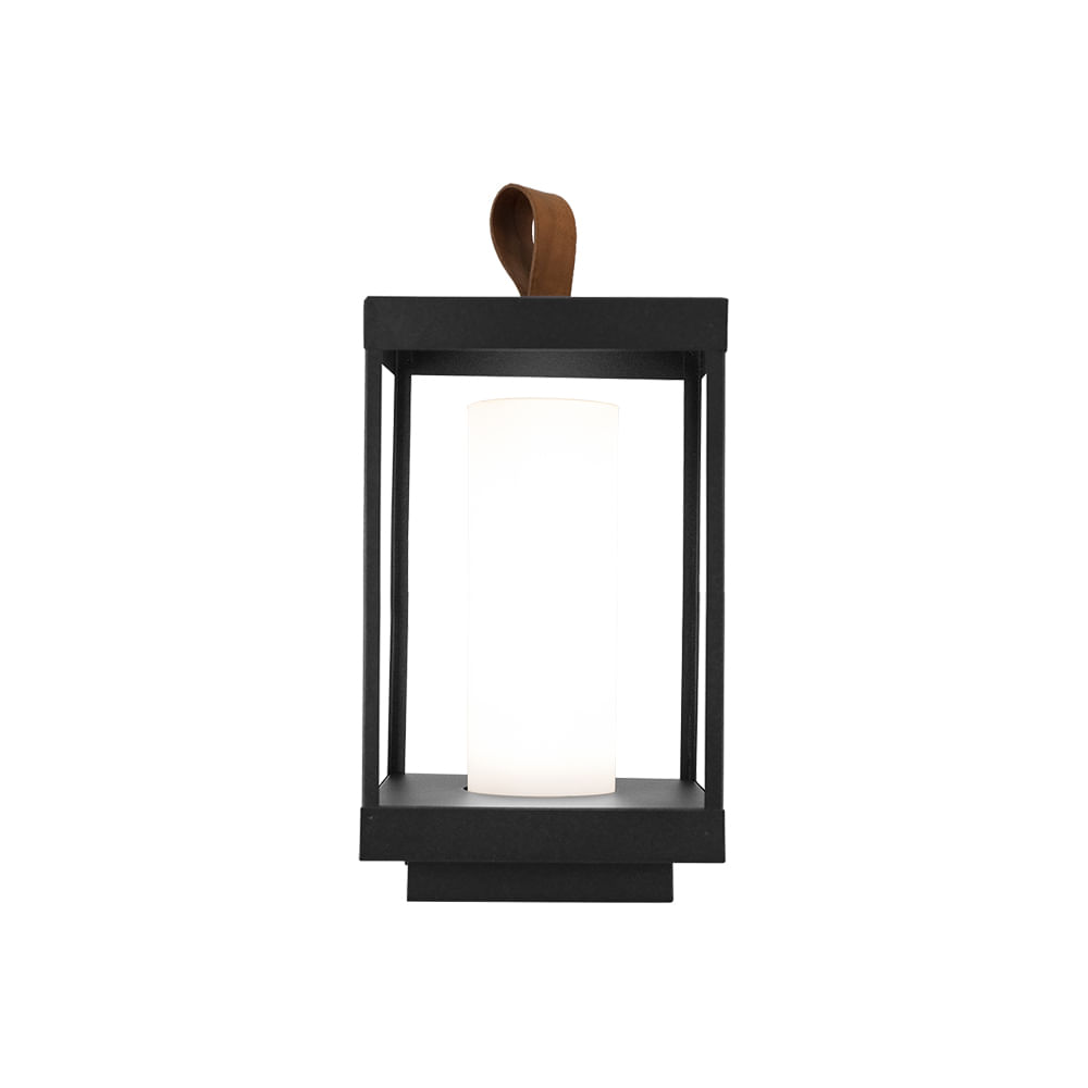 Lanterna Germany Lohr 37cm Gu10 Bivolt  Preto Fosco