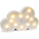 3d Cloud Lamp Marquee Sign Night Light Battery Operado Quarto Infantil Home Decorar Lâmpada De Berçário - 11 Led Warm White Wall Lamp Kids&#39;