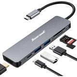 Usb C Hub, Hiearcool Macbook Pro Adaptador Usb C Dongle, 7 Em 1 Usb C Para Adaptador Multiport Hdmi Compatível Com Laptops Usb C Nintendo E