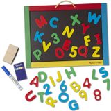 Quadro Magnético E Placa Apagamento Seco Melissa &amp; Doug - 36 Ímãs Giz Borracha E Caneta