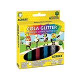 Cola Glitter 6 cores Acrilex 23g cada