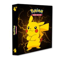 Álbum Pasta Fichário Pokemon Pikachu Reforçado Capa Dura Resistente para Guardar Cards da sua Coleção ou cartas de outros personagens