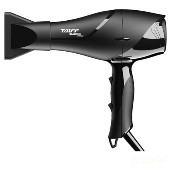 Secador de Cabelo Taiff Black Ãon com 02 Velocidades e 2000W Preto - 335/336